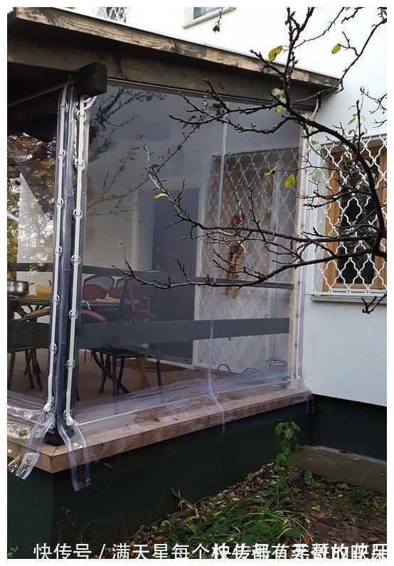 阳光房|廊架变成阳光房,我就花了200,冬天再也不怕风吹了