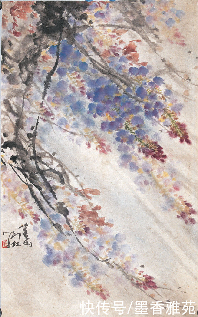 花鸟画|当代画家萧朗精品花鸟画作品欣赏