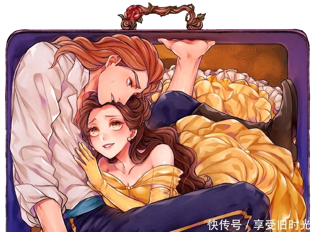 阿拉丁|迪士尼公主同人图,公主和王子的行李箱,充满了温馨
