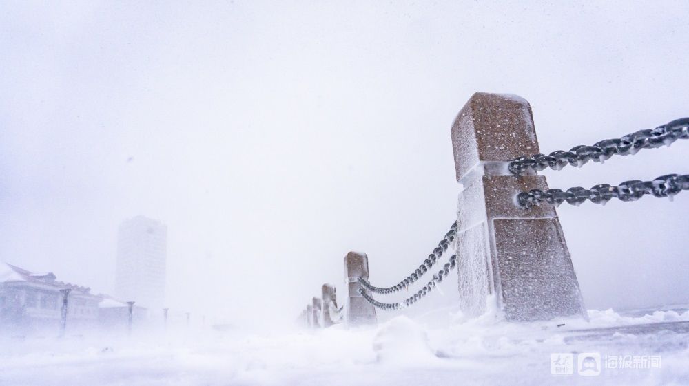 美哉！大雪与海边撞了个满怀|这就是烟台 | 汤淼