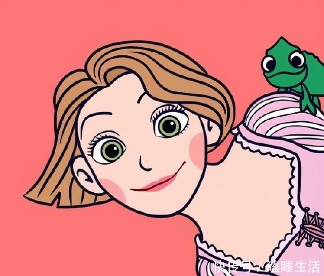 爱丽儿|当迪士尼公主换个发型，乐佩公主短发太可爱，艾莎却变成帅哥？