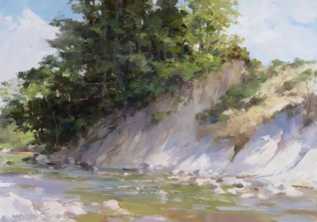 画家$生活写生风景画,用画笔记录下最美的风景,画家黛博拉·蒂尔比