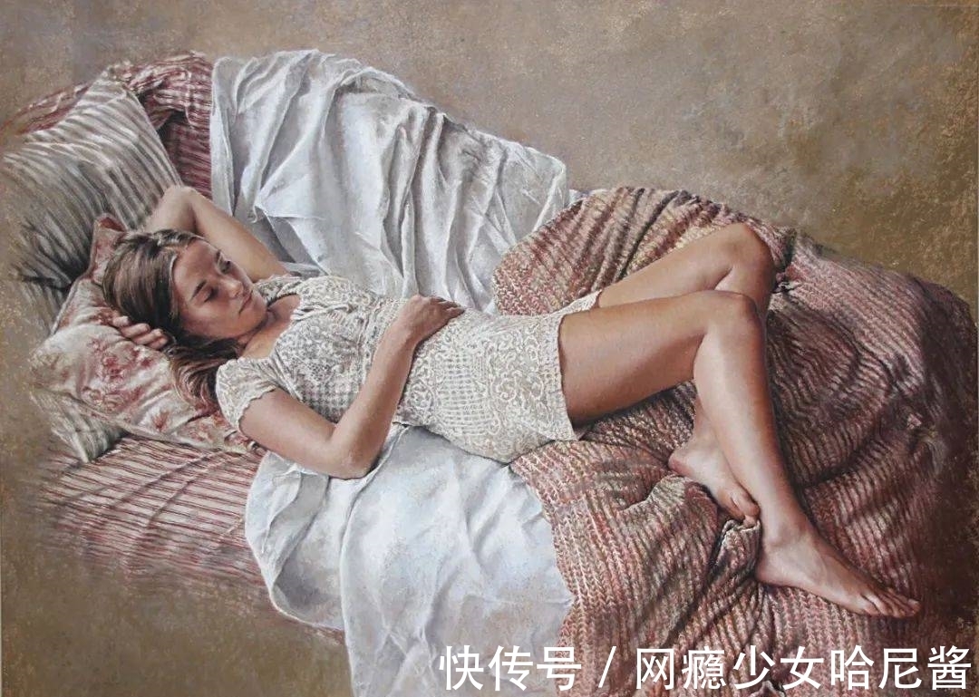 画种|赏心悦目，活色生香——女画家色粉笔下极致唯美的女性人体肖像