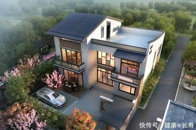 新中式|别墅设计农村新中式别墅,追求高品质生活,打造休闲娱乐空间!