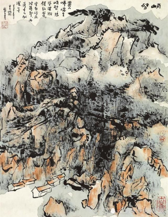 赖少其|淋漓泼墨漫无边,写天写地写心肝,赖少其山水画欣赏