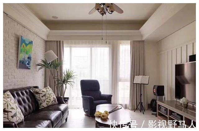 背景墙|给你不一样的简约美式风，质感与细节并存，快来围观！