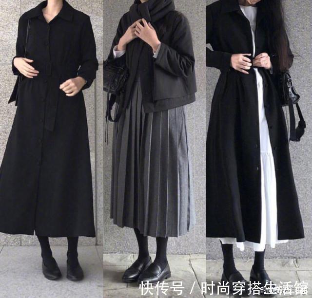 穿搭|天冷不再露脚踝,这些韩国博主极简风黑白穿搭,照搬也不会出错