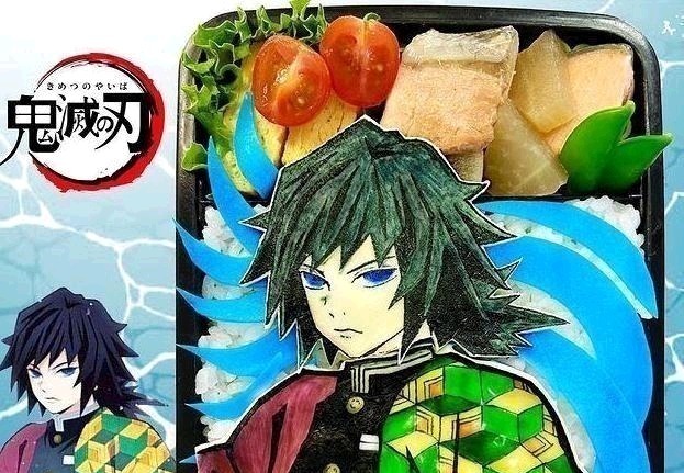 我妻善逸|《鬼灭之刃》便当你见过吗完美还原人物形象,精美到不敢吃