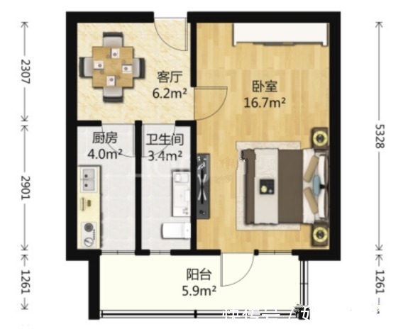 屋主|房子小装修预算低怎么办学她这么设计,不刷墙不铺地,环保耐看