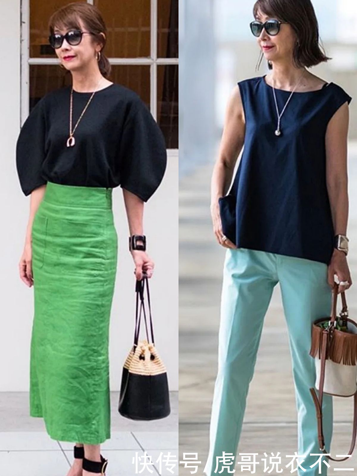 配饰|长相显老个头娇小，这位日本大妈靠穿成读者模特，时尚减龄又优雅