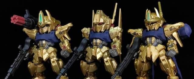 模玩|[模玩评测] 食玩FW 新GC 金色机体套装（GOLD EDITION）