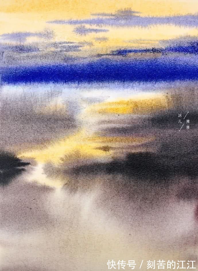 花瓣@水彩这样画,也太美了吧!居然把花瓣画出透明的感觉,看完忍不住保存!