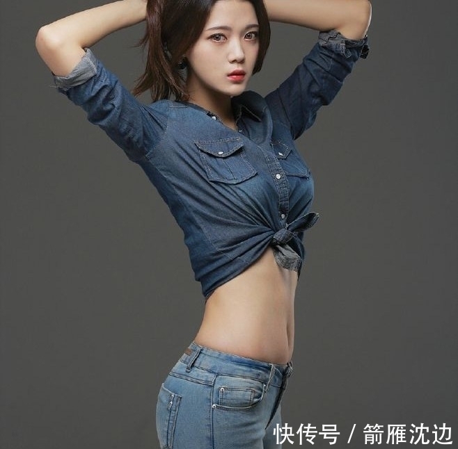 修长|有着修长身条的牛仔裤,展现出迷人的小蛮腰!
