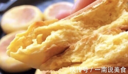 一块南瓜,一碗面粉,做南瓜饼,比馒头香,比面包软,好吃不上火