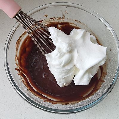 可可粉|可可松花雪山蛋糕