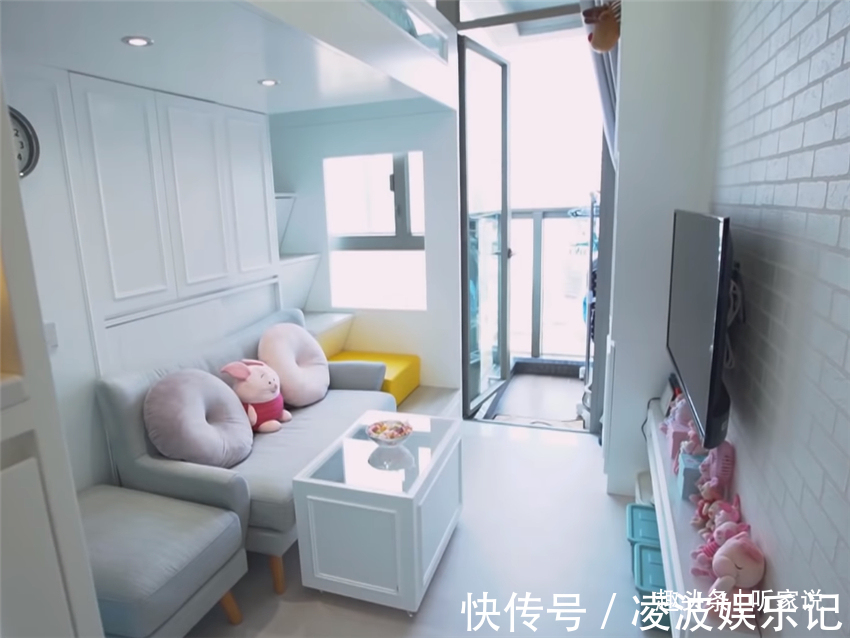 空间|香港90后夫妻住进12㎡小家，“穷装”北欧风，“毫米房”功能齐全