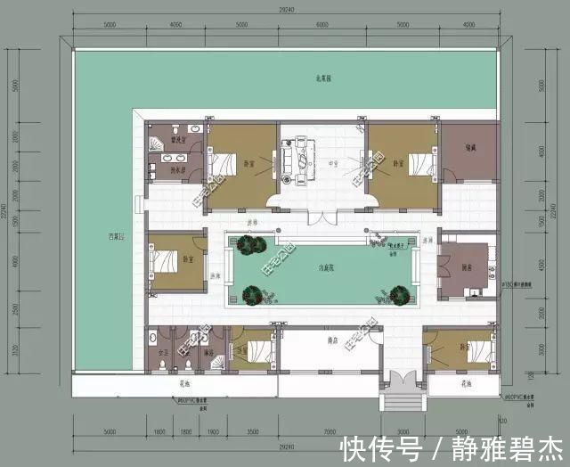 露台|农村建房位置好, 建个带商铺的户型把钱赚, 10套户型分享