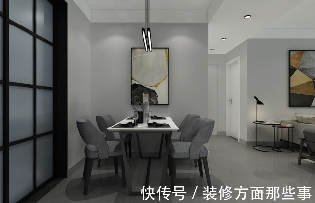 美观|125平极简风三居室简单美观，打造一个现代生活之家