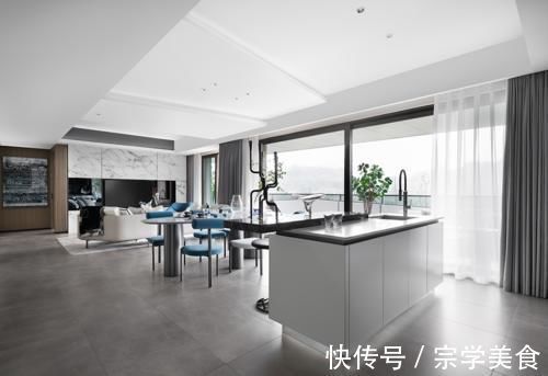 衣帽间|难怪这么多人喜欢横厅设计，看了他的165㎡大平层，我被迷住了