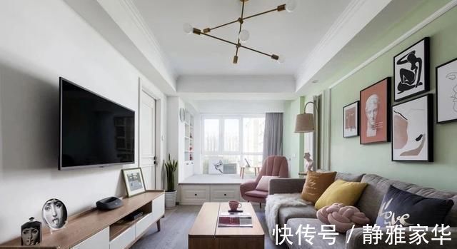 小书房|58㎡小户型,一居改两居空间越变越大,客厅装成小书房孩子超喜欢