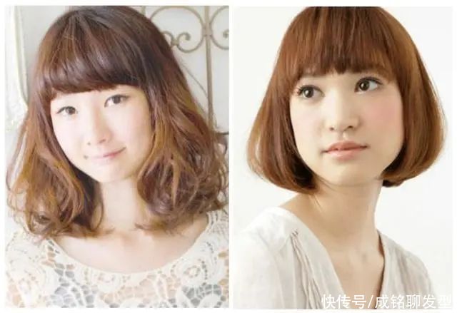 头皮|脸圆脸大的女生避开四类发型，试试万能刘海+外增高，巨显脸小