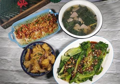 晒湖南3口之家的晚餐，4道菜成本不足20元，营养好吃接地气