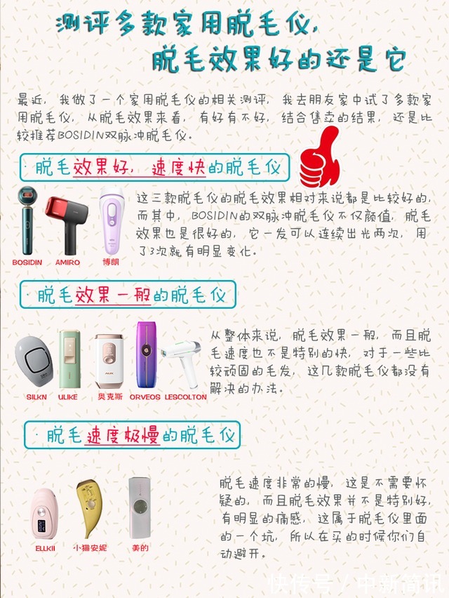 家用脱毛仪|测评多款家用脱毛仪,脱毛效果好的还是它
