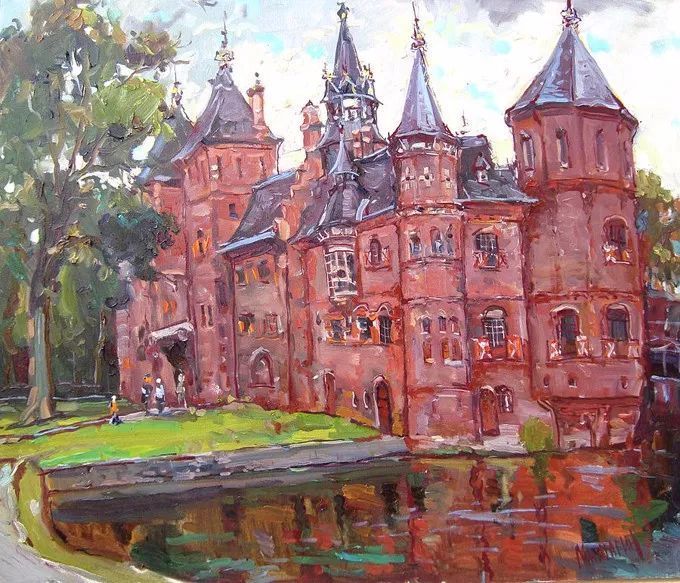 油画&浓郁的色彩,俄罗斯画家安德烈·米沙金的风景油画(二)