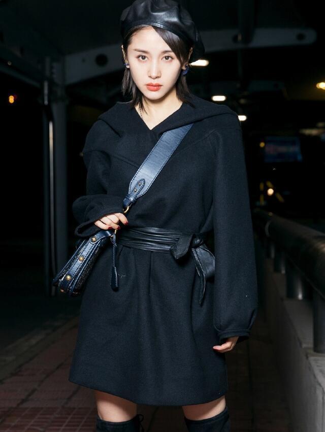 小个子 风衣外套配恨天高,小个子的气质惊艳,小个子也有超模感