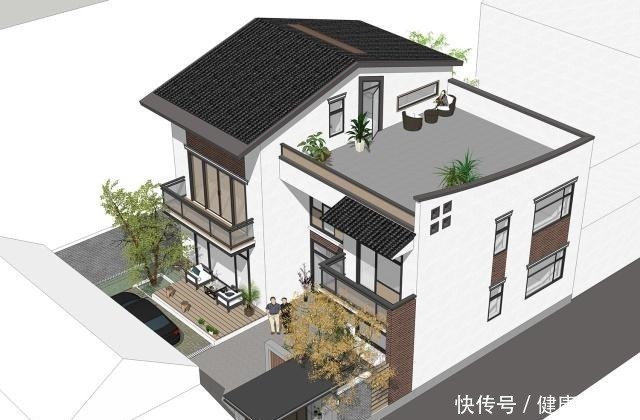 新中式|别墅设计农村新中式别墅,追求高品质生活,打造休闲娱乐空间!