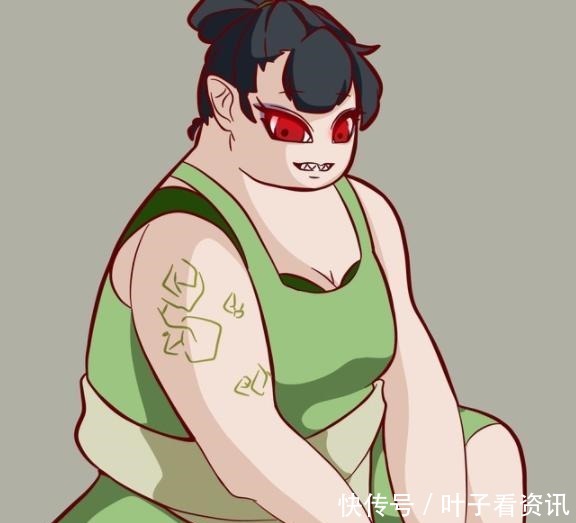 成龙历险记知名恶魔的拟人形象，圣主有点寒酸，波刚成奶妈