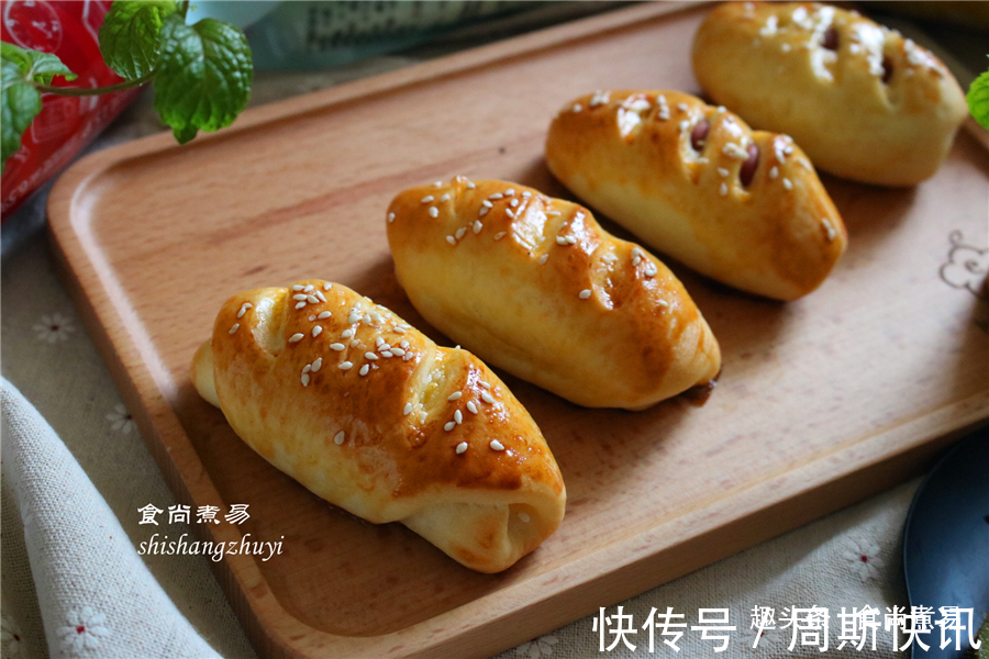 此款面包要收好，简单卷一卷，层次分明，香软可口，在家做方便