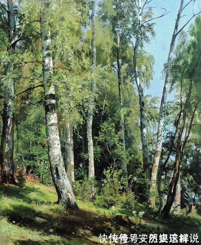 那个时代$俄罗斯杰出风景画家希施金的作品,诗一般的境界!