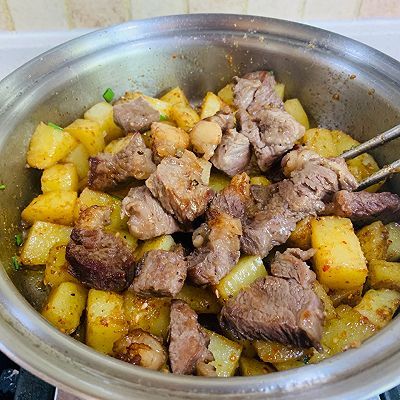 土豆|孜然土豆牛肉粒