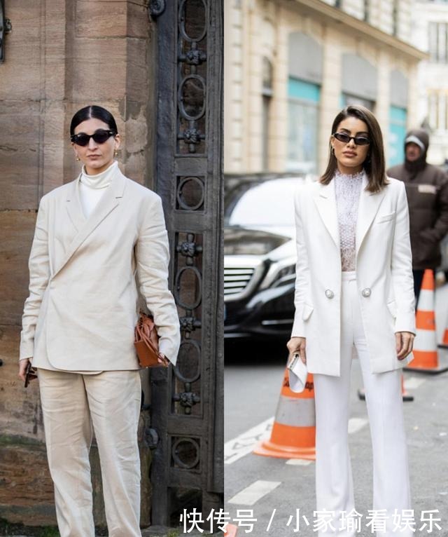 白色高领打底衫穿对了真不丑,叠穿了解一下,优雅新潮还精致