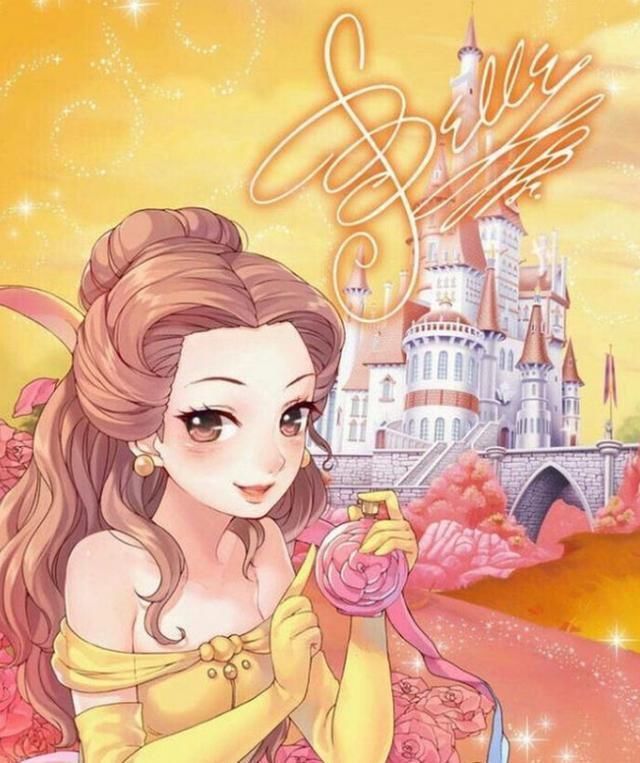 爱丽儿公主|迪士尼公主的日漫画风,爱丽儿充满元气,爱洛公主最有感觉