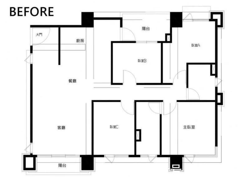 衣帽间|【鲁班装饰】傣泐金湾138㎡现代风格,安静又美好