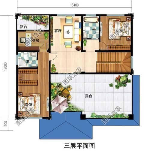 户型|面宽13米进深12米的自建房，看看这3款不再为了选择几层犯愁