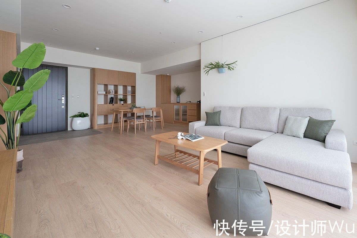 全室|扬州110㎡轻暖无印风住宅，以留白收藏生活风景