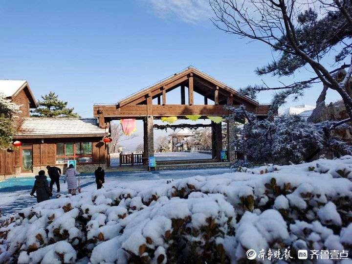 跑马岭|济南南山跑马岭迎来今冬第二场降雪！齐鲁雪乡美似童话