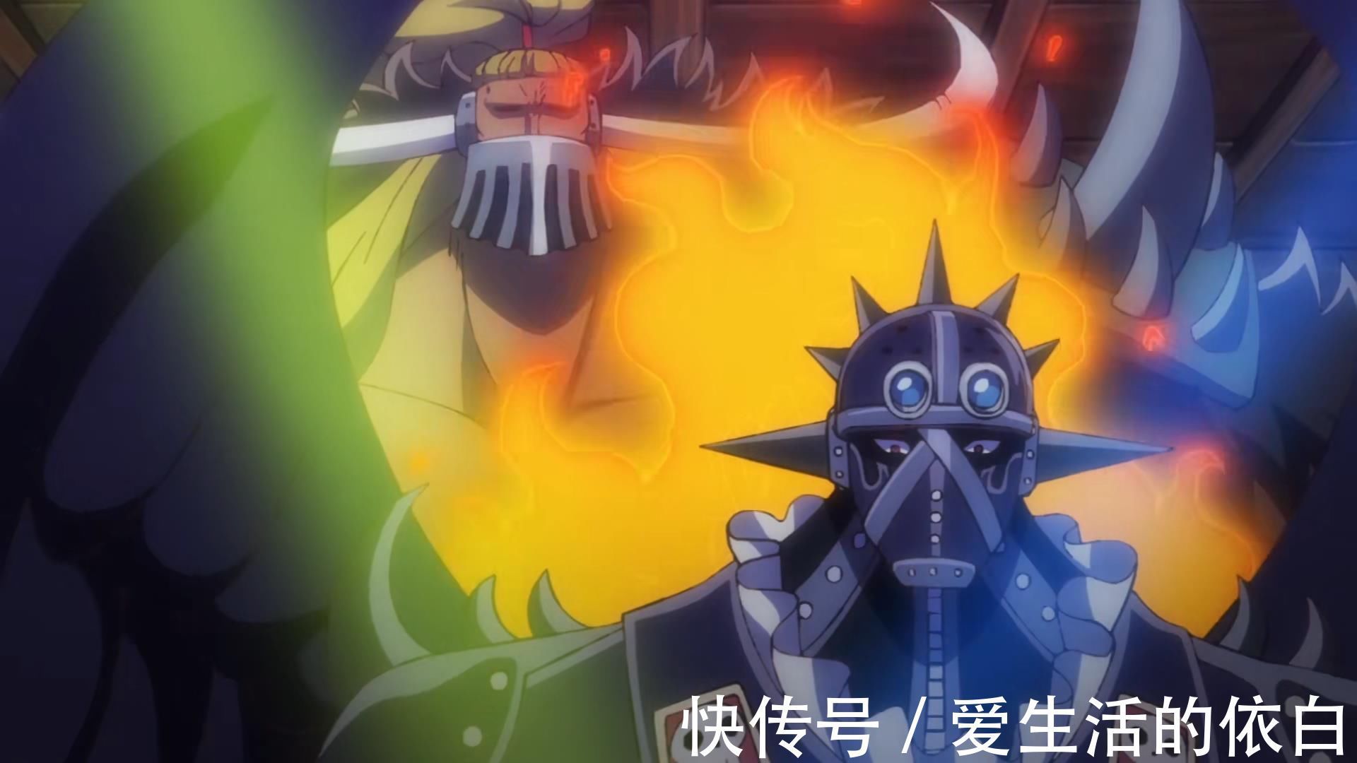 海賊王|海賊王1027話情報:KING被索隆壓制,面具被破,露出半面真容