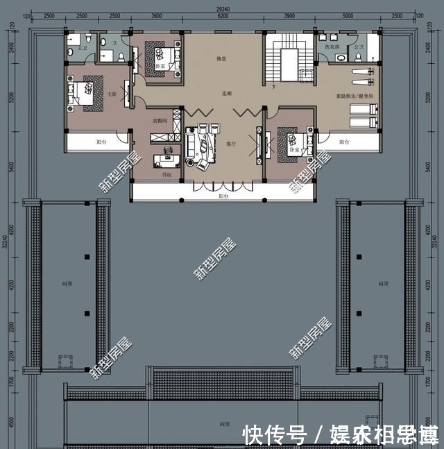 造价|5个合院，5种风格，哪个设计图更适合农村自建房？