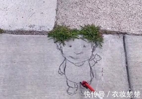 小美好$可以打100分的街头创意绘画,有趣的生活里全都是童话世界