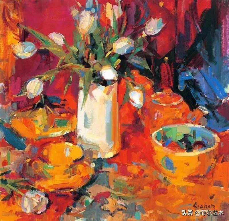 色彩!「油画欣赏」生动鲜明的色彩,一种独特的华丽风格