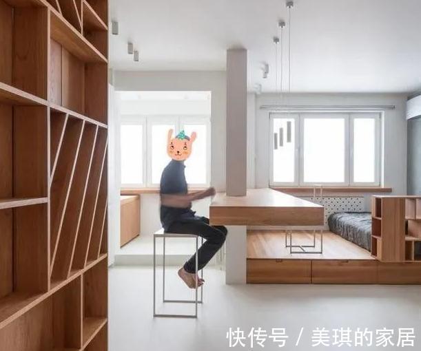 小户型|承重墙不能砸怎么办,这个业主换了个思路后,一下多了四个功能区