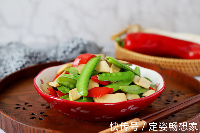 荷兰豆|这三样食材一起炒，脂肪最怕见到它，晚餐这么吃，衣服改穿小一码