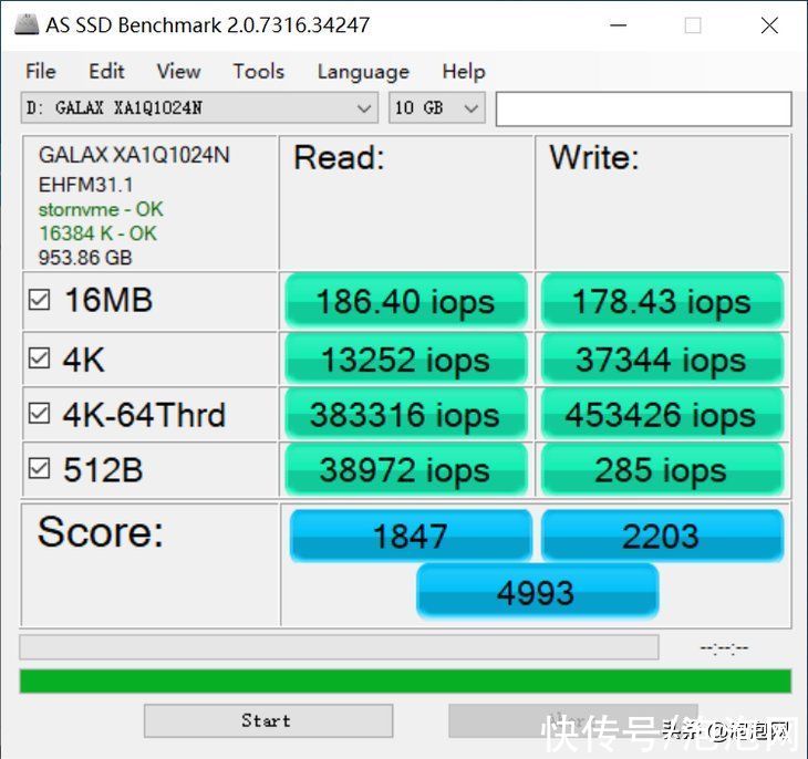 视觉效果|银光闪耀的高颜值SSD，影驰 星曜 M.2 SSD评测