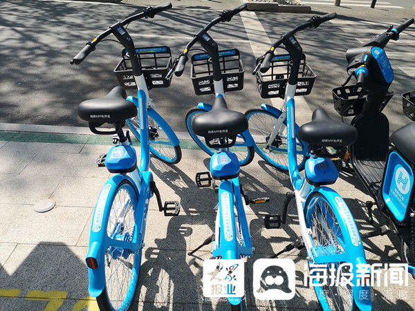 哈啰第五代单车在临沂首次展示可通过手机App一键锁车