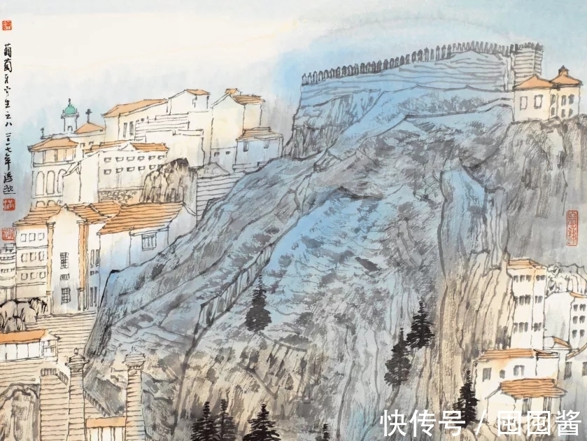 满维起&中国水墨画院|老骥伏枥,总有新意,满维起山水写生新作