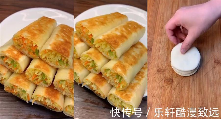 土豆丝卷饼|土豆丝卷饼,经典美味,吃上去很享受
